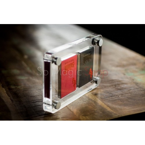 LUCITE CARD CASE - 2 decks