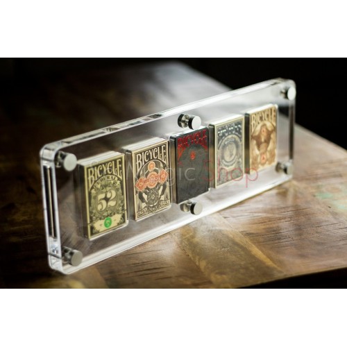 LUCITE CARD CASE - 5 decks LUCITE CARD CASE - 5 decks