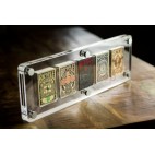 LUCITE CARD CASE - 5 jeux