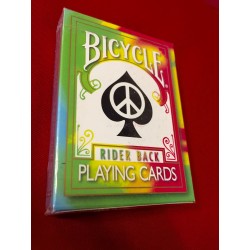 Jeu de Cartes Bicycle Tye Die Hippie Edition