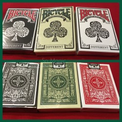 Set of 3 Bicycle Different Collector Deck of Playing Cards