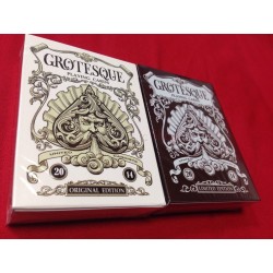 Pack de 2 jeux de cartes Theme Grotesque